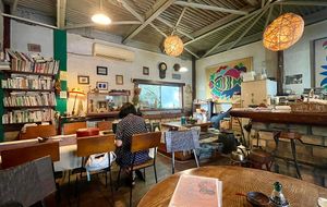 Cosy living room atmosphere   at Vegetus Sara in Kagoshima