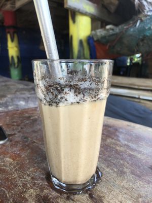 Iced coffee  at Villa Sandra in Malapascua Island