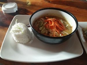Pumpkin soup at Villa Sandra in Malapascua Island