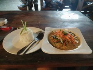 Yellow curry at Villa Sandra in Malapascua Island