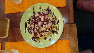 maron crepe/panckae at hal cafe 229 in Kamakura
