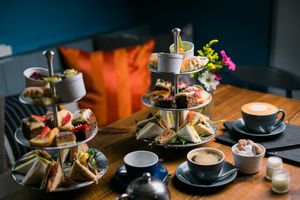 Afternoon Tea - Perfect for your Baby Shower or Birthday celebration at Bluebell Coffee UK in Swansea