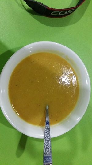 Delicious lentil soup at Rama Sandwich Cafe in Baku