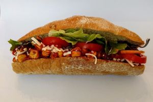 Chilli sandwich at Vega Szendvics in Budapest