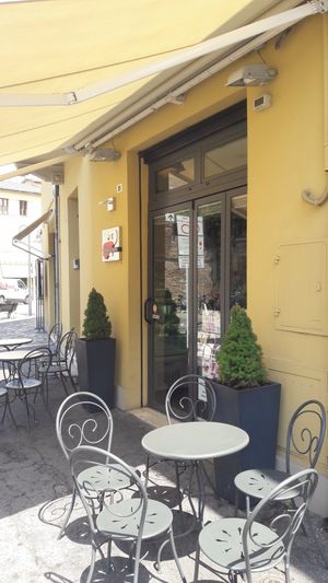 Outside at Panna & Fragola in Ravenna