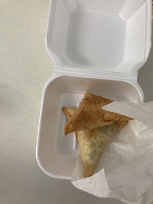 Vegan Sambusas  at Tigi's Ethopian Restaurant  in Ellicott City