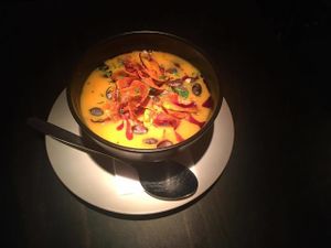 pumpkin soup at DNA in Regensburg