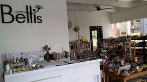 Reception desk and store at Bellis Spa in Langkawi