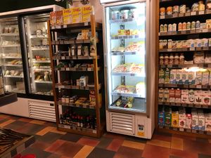 Chiller section at Natura Sklepy Ekologiczne - Krakowska in Krakow