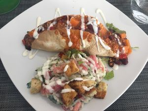 Chili sin carne at Vegan Joe's  in Loule