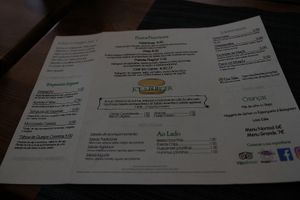 Restaurant Menu. at Vegan Joe's  in Loule