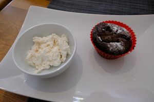 Lava Cake. at Vegan Joe's  in Loule