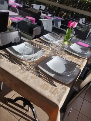 table at Hotel Rovere in Losone