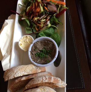 mushroom pate  at The Castle Inn  in Skipton