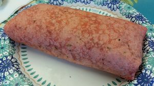 breakfast burrito at Joy's Place in Kihei