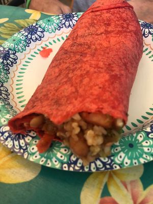 Vegan Breakfast Burrito at Joy's Place in Kihei