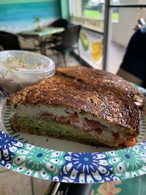 Vegan grilled cheese  at Joy's Place in Kihei