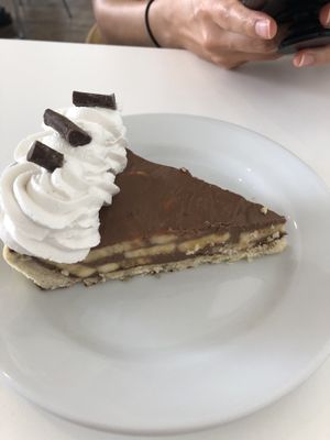 More chocolate banana pie at Vegan Hills in Honolulu