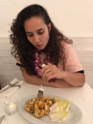 Cauliflower wings at Vegan Hills in Honolulu