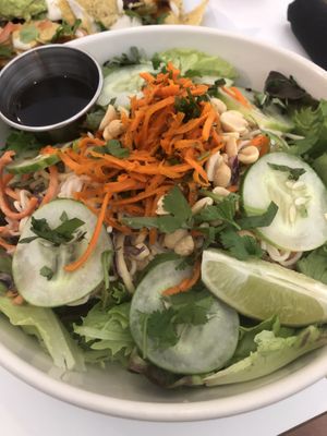 Thai summer salad at Vegan Hills in Honolulu