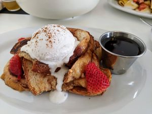 French toast at Vegan Hills in Honolulu