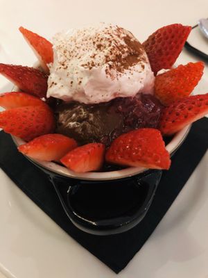 Avocado Chocolate Mousse! at Vegan Hills in Honolulu