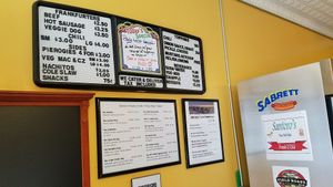 Menu at Santoro's Franks & Chili in Bethlehem