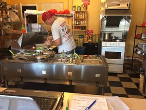 It was hot!!!  at Santoro's Franks & Chili in Bethlehem