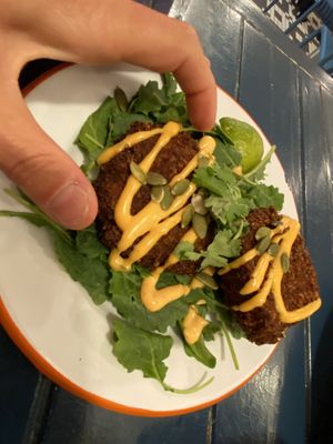 Cauliflower fritters  at The Canteen  in Provincetown