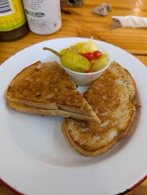 Vegan grilled cheese at The Canteen  in Provincetown