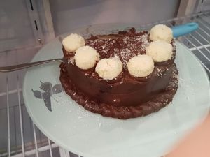 Torta prestígio vegana at Vegecetera in Blumenau