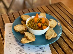 Hummus at Green Zone in Gijon