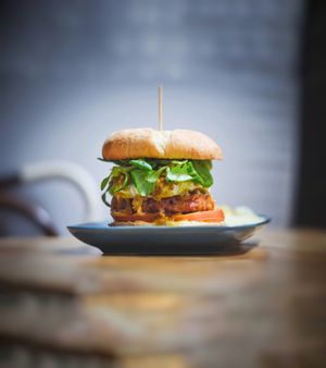 Hamburgesa La Cabrona at Green Zone in Gijon