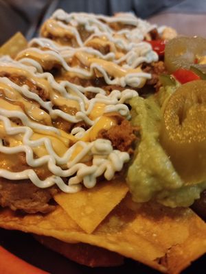 Nachos at Green Zone in Gijon