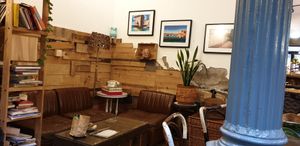 Cute decor at Green Zone in Gijon