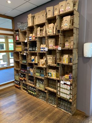 Coffee and specials to buy for home at Caffi Caban Cafe in Brynrefail