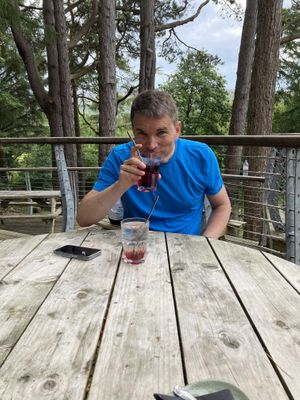   at Caffi Caban Cafe in Brynrefail