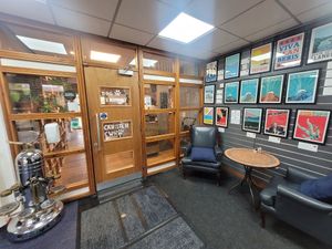 Caffi Caban Entrance #Veganuary at Caffi Caban Cafe in Brynrefail