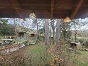View From Inside (Including Outdoor Seating) #Veganuary at Caffi Caban Cafe in Brynrefail