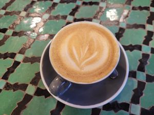 Oat Flat White #Veganuary at Caffi Caban Cafe in Brynrefail