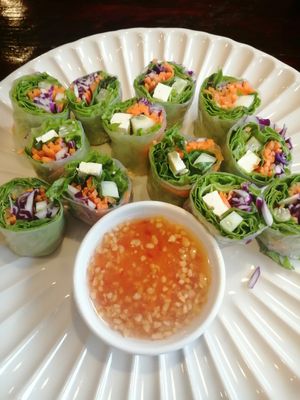 Fresh Spring Rolls. May 2023. at Tofu Kitchen in Koh Chang