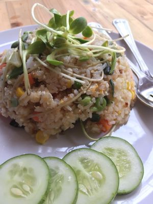 Fried rice with vegetables.  at Tofu Kitchen in Koh Chang