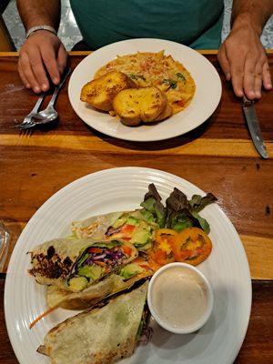 Vegane Wraps at Tofu Kitchen in Koh Chang