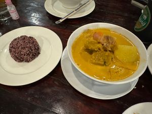 yellow curry  at Tofu Kitchen in Koh Chang