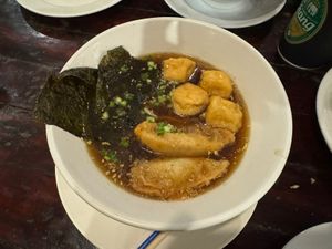 Soup with Tofu and Gyoza  at Tofu Kitchen in Koh Chang