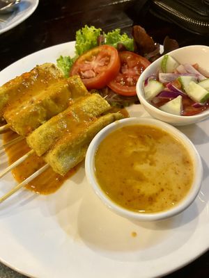 Tofu Satay  at Tofu Kitchen in Koh Chang