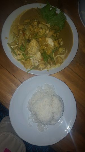 Pad Pong Karee at Tofu Kitchen in Koh Chang