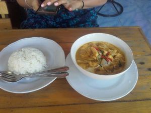 Vegetarian Panang Curry at Tofu Kitchen in Koh Chang
