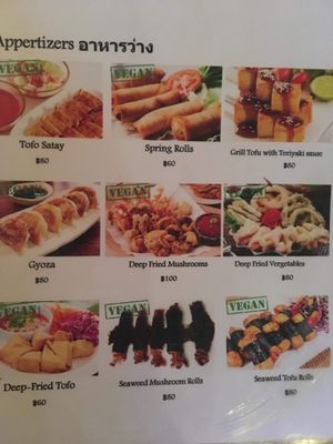 Vegan options at Tofu Kitchen in Koh Chang