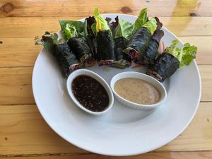 Seaweed rolls at Tofu Kitchen in Koh Chang